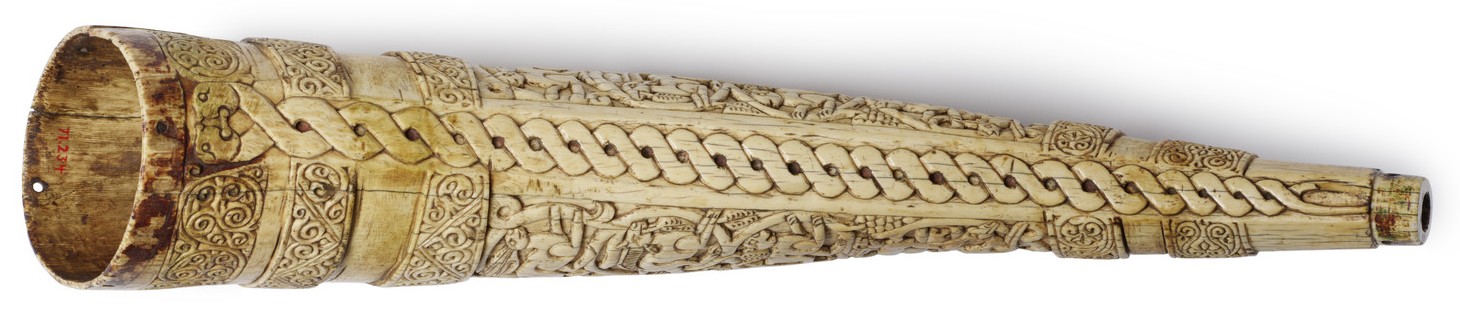 Elfenbeinhorn, Süditalien, 11. Jahrhundert. The Walters Art Museum, Baltimore, Acc. Nr. 71.234.